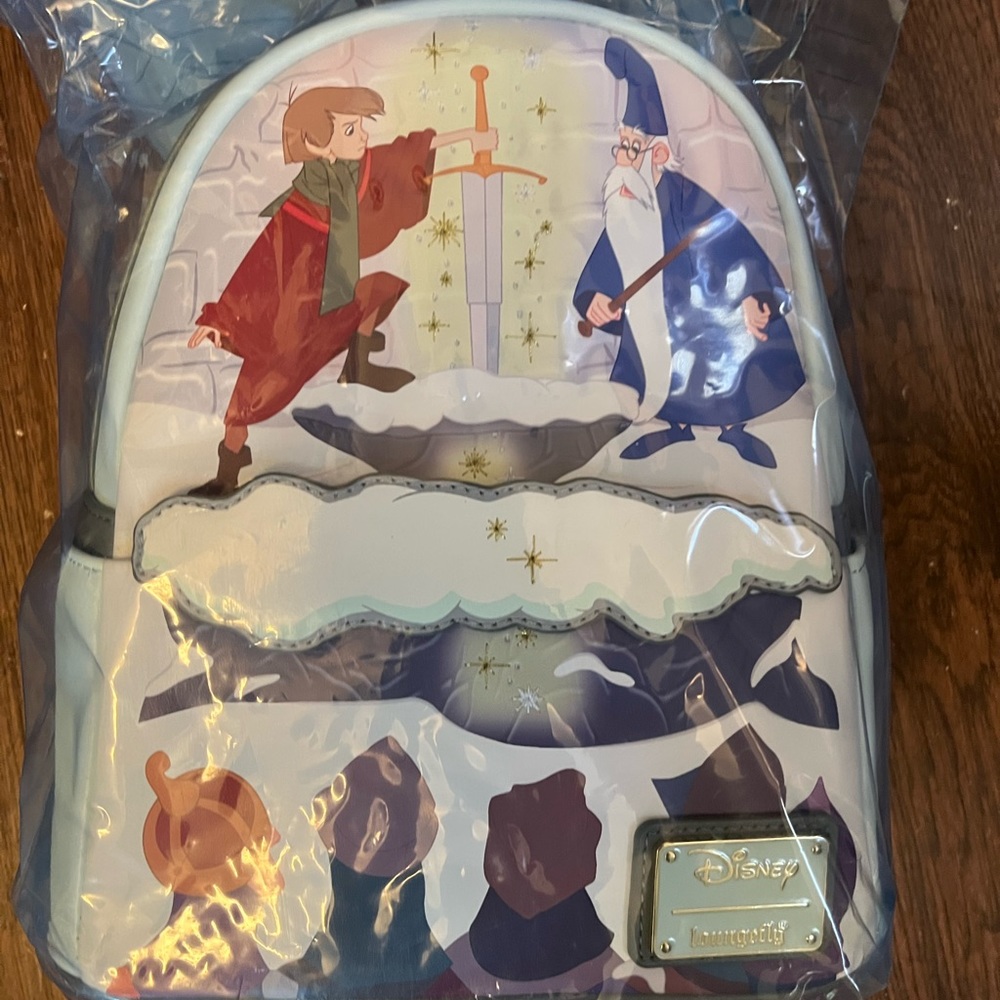 Sword and the Stone Loungefly Backpack